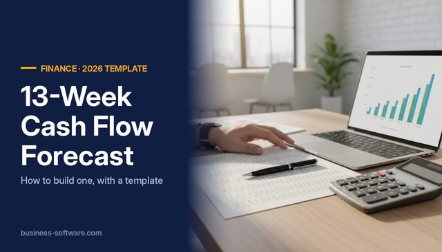 13-Week Cash Flow Forecast: How to Build One, With a Template