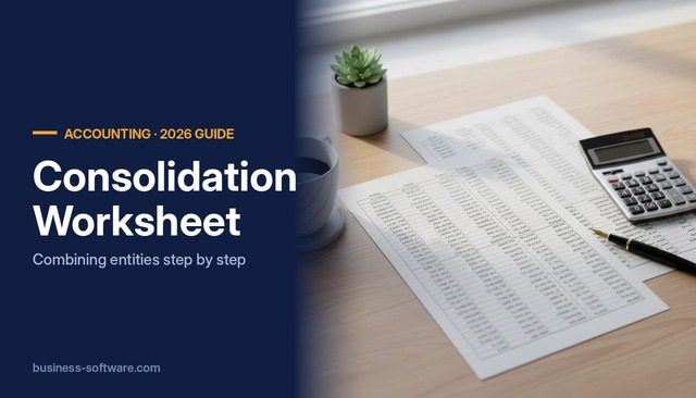 Consolidation Worksheet Template: Combining Entities, Eliminations and Noncontrolling Interest