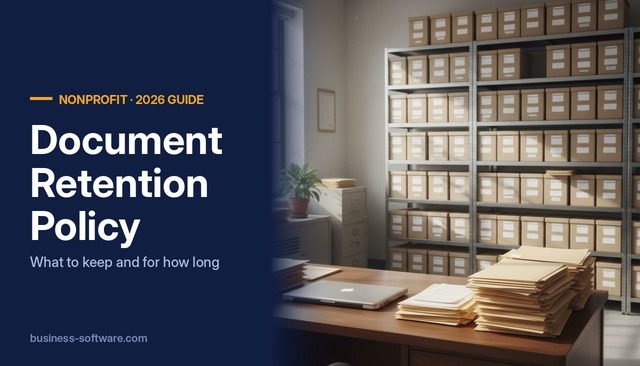 Nonprofit Document Retention Policy: Template and Retention Periods by Record Type