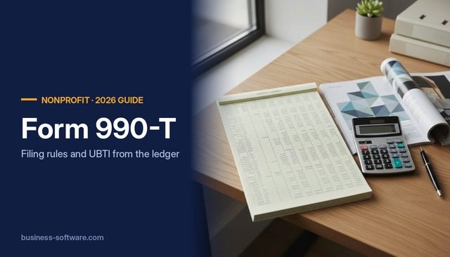 Form 990-T: When Nonprofits Must File and How to Pull UBTI From the Ledger