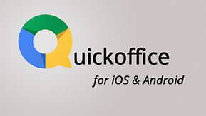 Quickoffice for the iPad