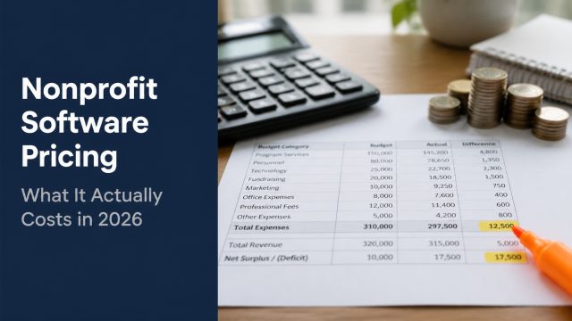 Nonprofit software pricing guide 2026