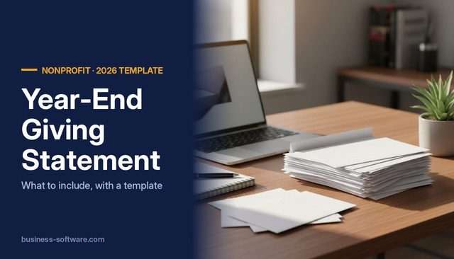 Year-End Giving Statement: What It Must Include and a Template